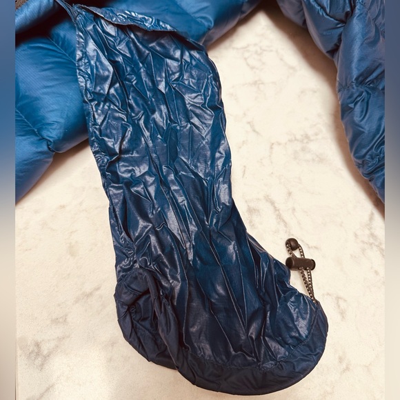 Roots Packable Hooded Down Coat Jacket Blue size S - Picture 12 of 14